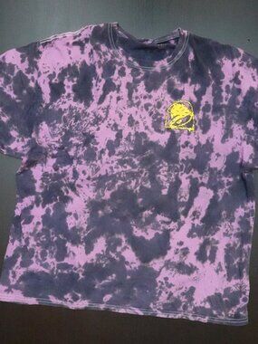 Oversized sz unisex mens large L Taco Bell Tie Dye Shirt